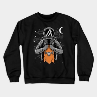 Astronaut Skate Algorand ALGO Coin To The Moon Crypto Token Cryptocurrency Wallet Birthday Gift For Men Women Crewneck Sweatshirt